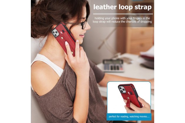 Кожаный чехол MyPads для Apple iPhone 11 Pro (Эпл Айфон 11 Про) с отделением для карт