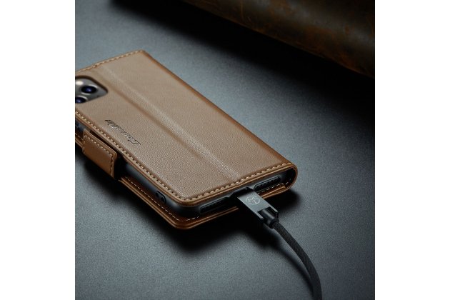 Кожаный чехол MyPads для iPhone 11 Pro