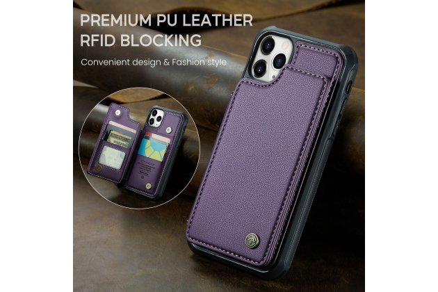 Кожаный чехол MyPads для iPhone 11 Pro с держателем для карт