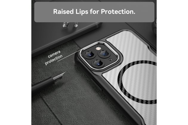 Магнитный чехол MyPads для Apple iPhone 11 Pro (Эпл Айфон 11 Про) с текстурой углеродного волокна