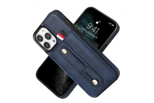 Кожаный чехол MyPads для Apple iPhone 11 Pro (Эпл Айфон 11 Про) с отделением для карт