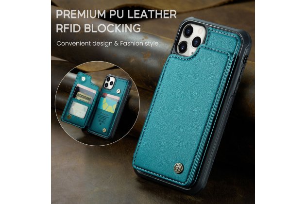 Кожаный чехол MyPads для iPhone 11 Pro с кожаным держателем для карт и подставкой