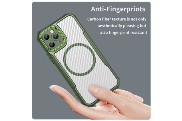 Магнитный чехол MyPads для Apple iPhone 11 Pro (Эпл Айфон 11 Про) с текстурой углеродного волокна