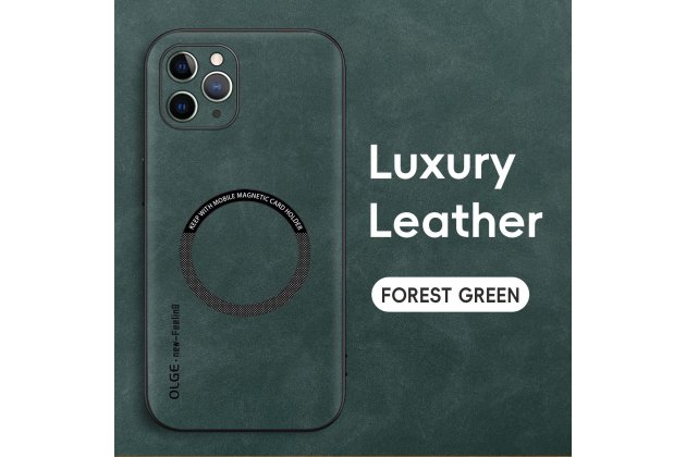 Магнитный кожаный чехол MyPads для Apple iPhone 11 Pro (Айфон 11 Про)