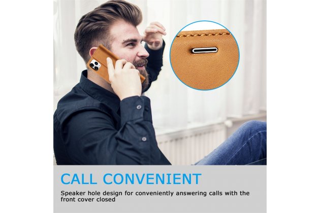 Кожаный чехол-книжка LCIMEEKE / MyPads для Apple iPhone 11 Pro с магнитом и защитой от ударов