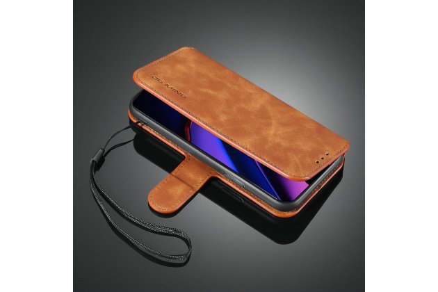 Кожаный чехол с визитницей из экокожи MyPads для iPhone 11 Pro