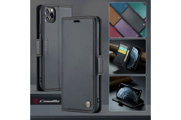 Кожаный чехол MyPads для iPhone 11 Pro с RFID-блокировкой и магнитной застежкой