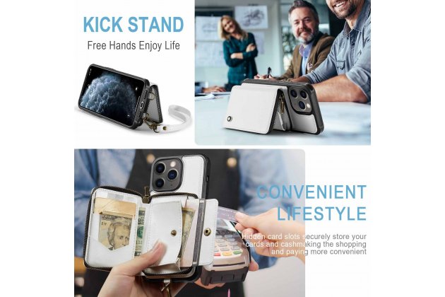 Кожаный чехол MyPads для Apple iPhone 11 Pro (Эпл Айфон 11 Про) с ремешком и RFID-блокировкой, держателем для карт и подставкой