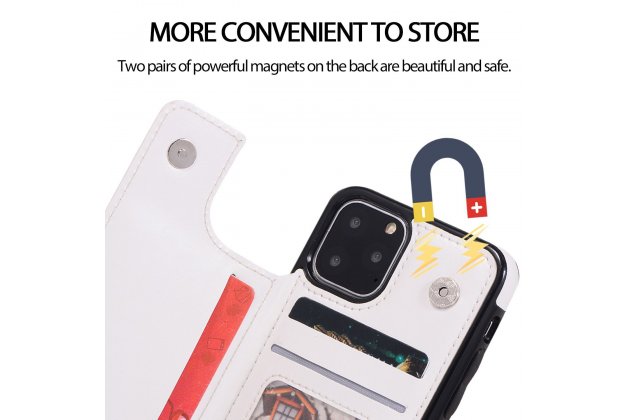 Кожаный чехол MyPads для iPhone 11 Pro с отделением для карты