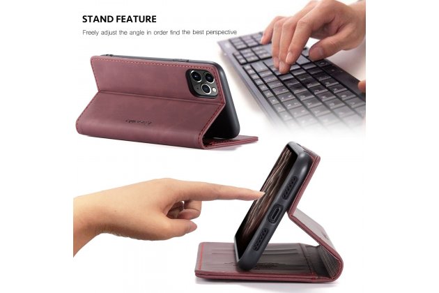 Кожаный чехол MyPads для iPhone 11 Pro с визитницей из экокожи