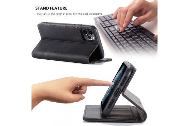 Кожаный чехол MyPads для iPhone 11 Pro с визитницей