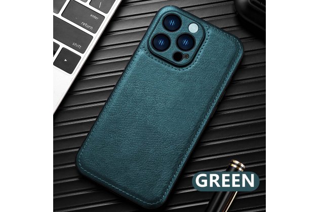 Кожаный чехол MyPads для Apple iPhone 11 Pro (Эпл Айфон 11 Про) с защитой линз