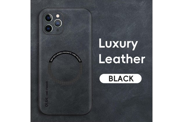 Магнитный кожаный чехол MyPads для Apple iPhone 11 Pro (Айфон 11 Про)