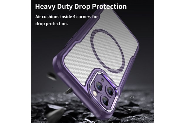 Магнитный чехол MyPads для Apple iPhone 11 Pro (Эпл Айфон 11 Про) с текстурой углеродного волокна