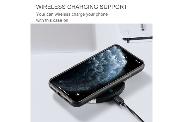 Магнитный кожаный чехол DG.MING / MyPads для Apple iPhone 11 Pro (Эпл Айфон 11 Про), держатель карты, 2-в-1 чехол из спилка