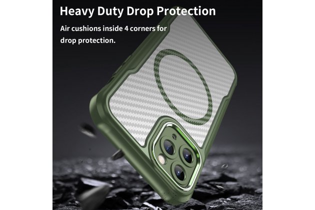 Магнитный чехол MyPads для Apple iPhone 11 Pro (Эпл Айфон 11 Про) с текстурой углеродного волокна