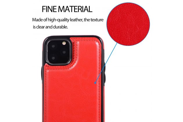 Кожаный чехол MyPads для iPhone 11 Pro с отделением для карты