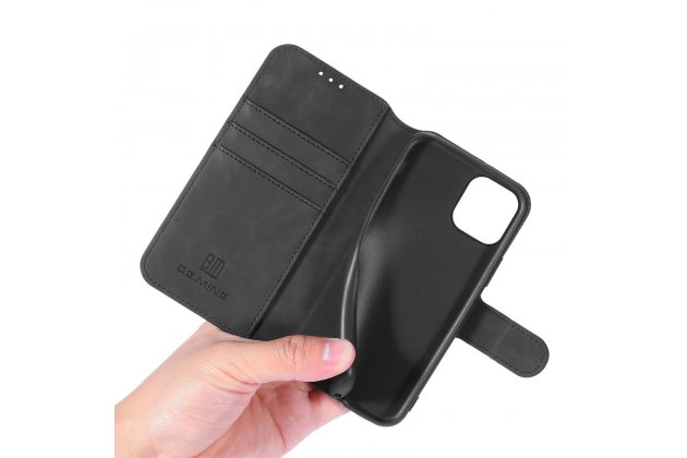 Кожаный чехол с визитницей из экокожи MyPads для iPhone 11 Pro