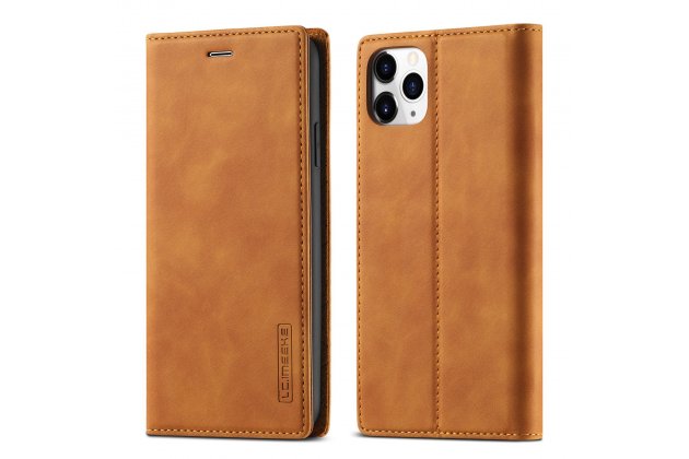Кожаный чехол-книжка LCIMEEKE / MyPads для Apple iPhone 11 Pro с магнитом и защитой от ударов