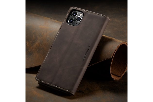 Кожаный чехол MyPads для iPhone 11 Pro с визитницей