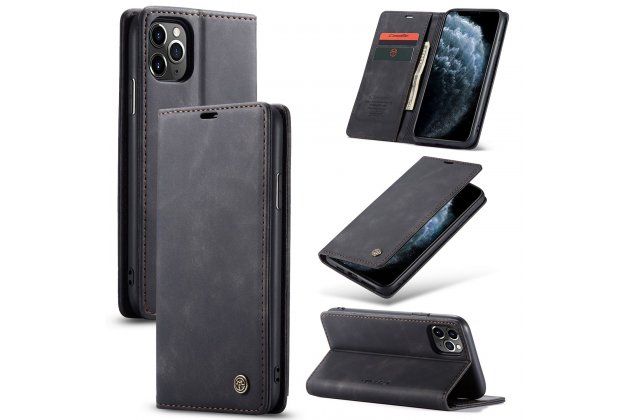 Кожаный чехол MyPads для iPhone 11 Pro с визитницей