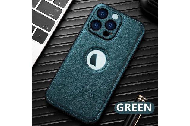 Роскошный кожаный чехол MyPads для Apple iPhone 11 Pro (Эпл Айфон 11 Про) с защитой линз