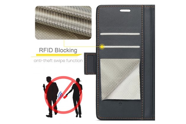 Кожаный чехол MyPads для iPhone 11 Pro с RFID-блокировкой и магнитной застежкой