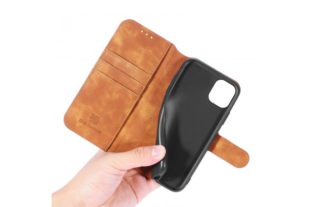 Кожаный чехол с визитницей из экокожи MyPads для iPhone 11 Pro