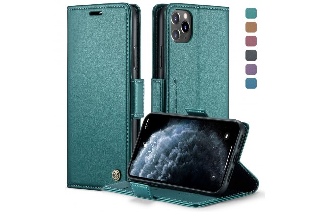 Кожаный чехол MyPads для iPhone 11 Pro с RFID-блокировкой