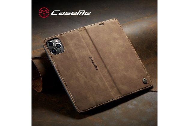 Кожаный чехол MyPads для iPhone 11 Pro с визитницей