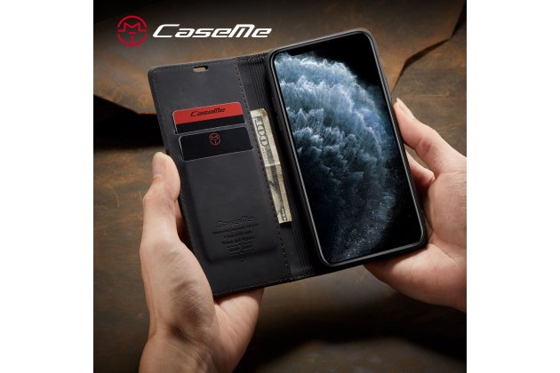 Кожаный чехол MyPads для iPhone 11 Pro с визитницей