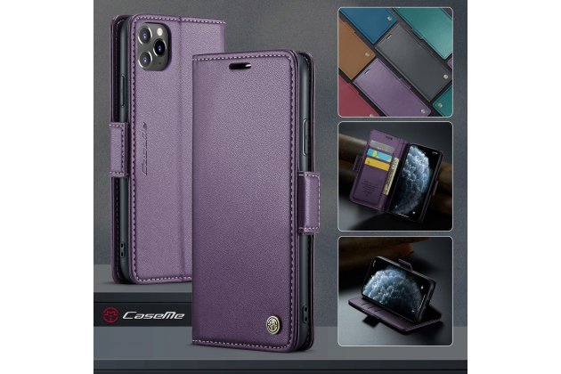 Кожаный чехол MyPads для iPhone 11 Pro с RFID-блокировкой и магнитной застежкой