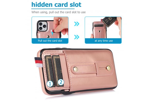 Кожаный чехол MyPads для Apple iPhone 11 Pro (Эпл Айфон 11 Про) с отделением для карт