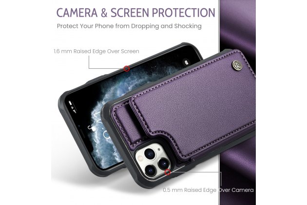 Кожаный чехол MyPads для iPhone 11 Pro с держателем для карт