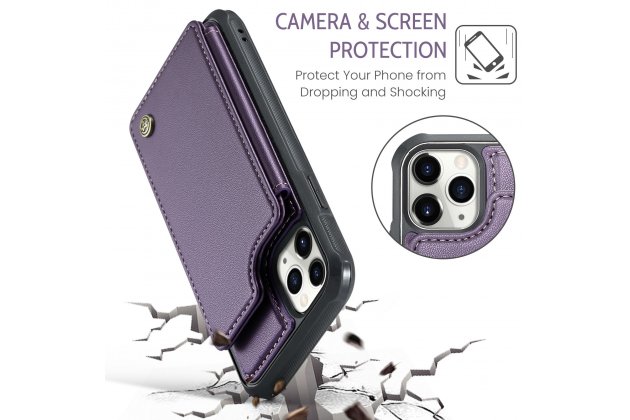 Кожаный чехол MyPads для iPhone 11 Pro с держателем для карт