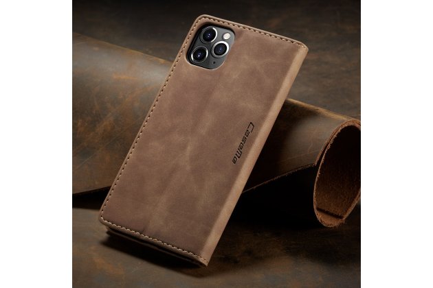 Кожаный чехол MyPads для iPhone 11 Pro с визитницей