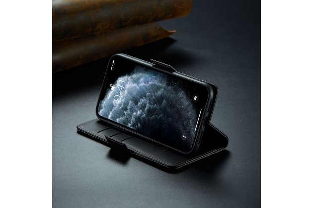 Кожаный чехол MyPads для iPhone 11 Pro с RFID-блокировкой и магнитной застежкой