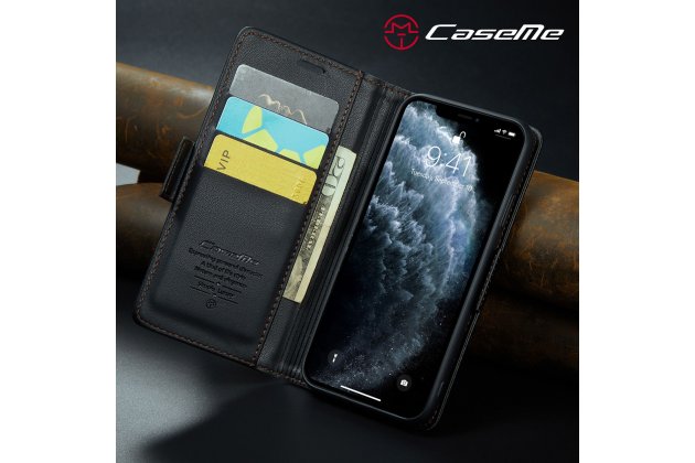 Кожаный чехол MyPads для iPhone 11 Pro с RFID-блокировкой и магнитной застежкой