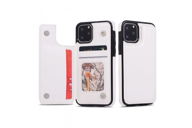 Кожаный чехол MyPads для iPhone 11 Pro с отделением для карты