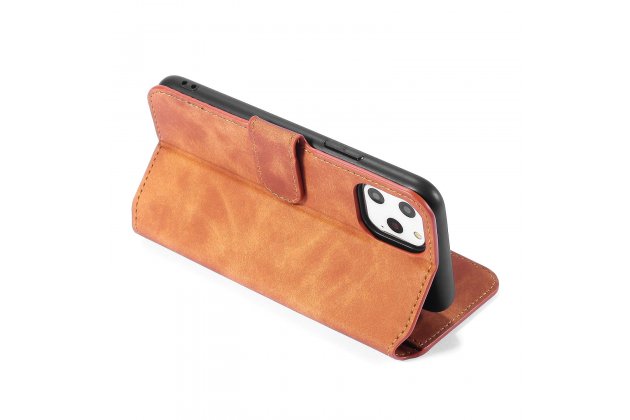 Кожаный чехол с визитницей из экокожи MyPads для iPhone 11 Pro