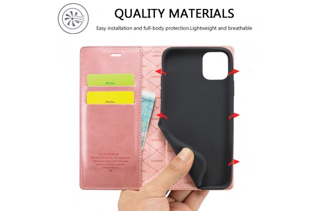 Кожаный чехол-книжка LCIMEEKE / MyPads для Apple iPhone 11 Pro с магнитом и защитой от ударов