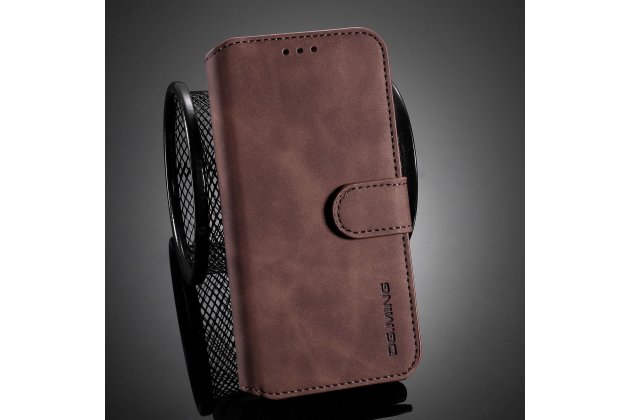 Кожаный чехол с визитницей из экокожи MyPads для iPhone 11 Pro