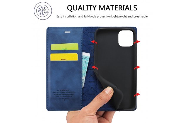 Кожаный чехол-книжка LCIMEEKE / MyPads для Apple iPhone 11 Pro с магнитом и защитой от ударов