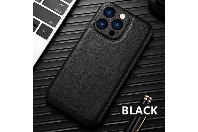 Кожаный чехол MyPads для iPhone 11 Pro (Эпл Айфон 11 Про) с защитой линз