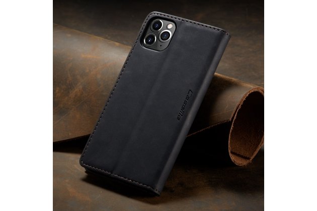 Кожаный чехол MyPads для iPhone 11 Pro с визитницей