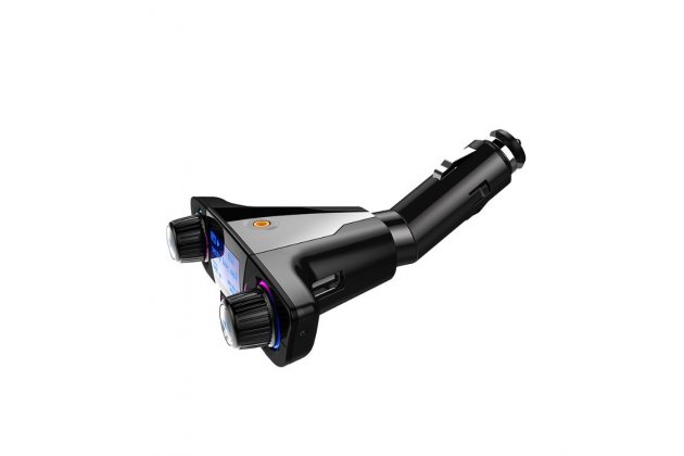 Устройство громкой связи MyPads RT008 автомобильный мощный Bluetooth FM-трансмиттер USB зарядка + AUX / TF-card c регулятором громкости + гарантия