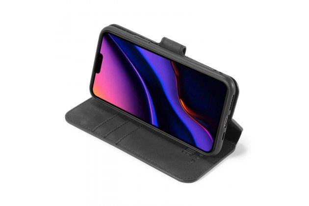 Кожаный чехол с визитницей из экокожи MyPads для iPhone 11 Pro