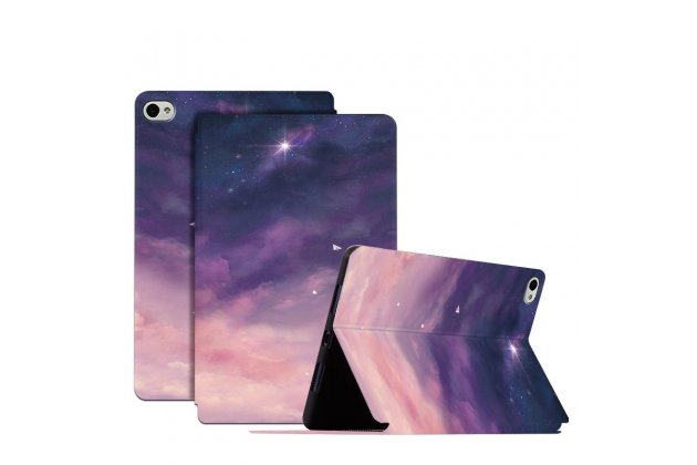 Чехол MyPads для планшетного компьютера Huawei MediaPad M2 8.0" / M2-801L, 803L, 802L - звездное небо, темно-розовый