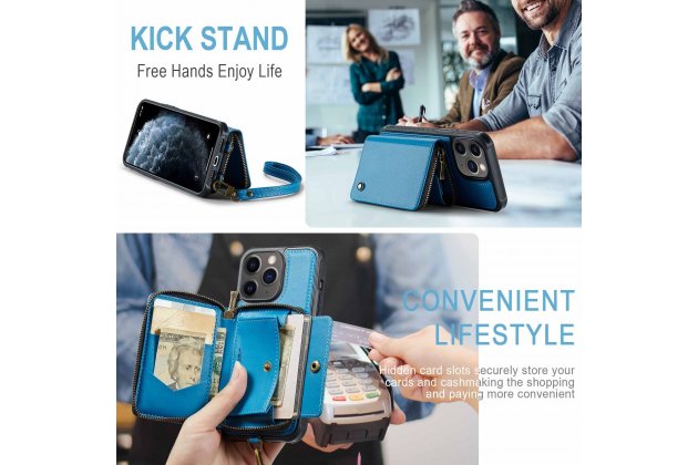 Кожаный чехол MyPads для Apple iPhone 11 Pro (Эпл Айфон 11 Про) с ремешком и RFID-блокировкой, держателем для карт и подставкой