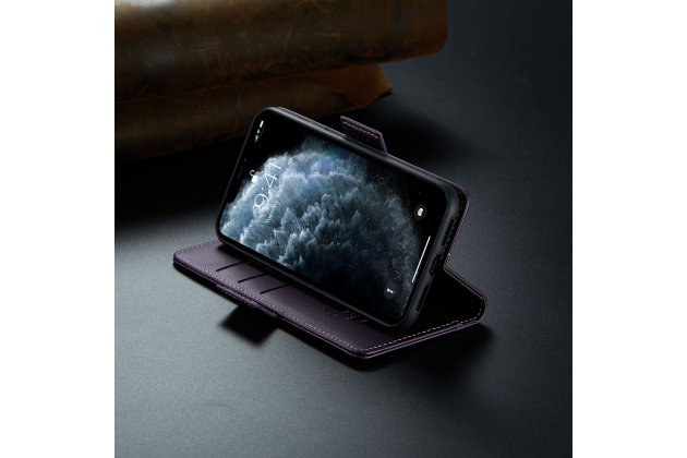Кожаный чехол MyPads для iPhone 11 Pro с RFID-блокировкой и магнитной застежкой